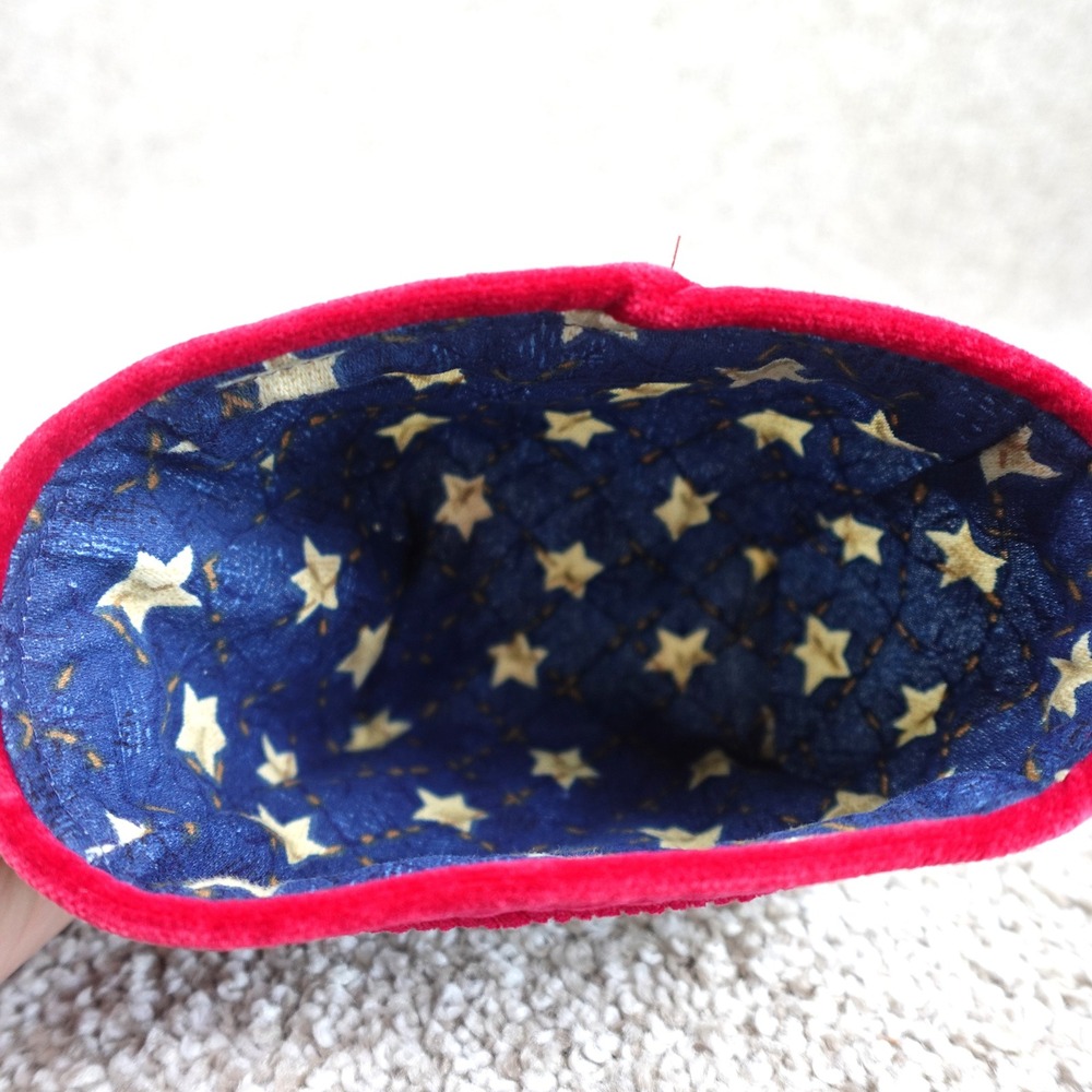 Longaberger 2001 Inaugural Basket Liner American Pride Stars Red Trim Patriotic